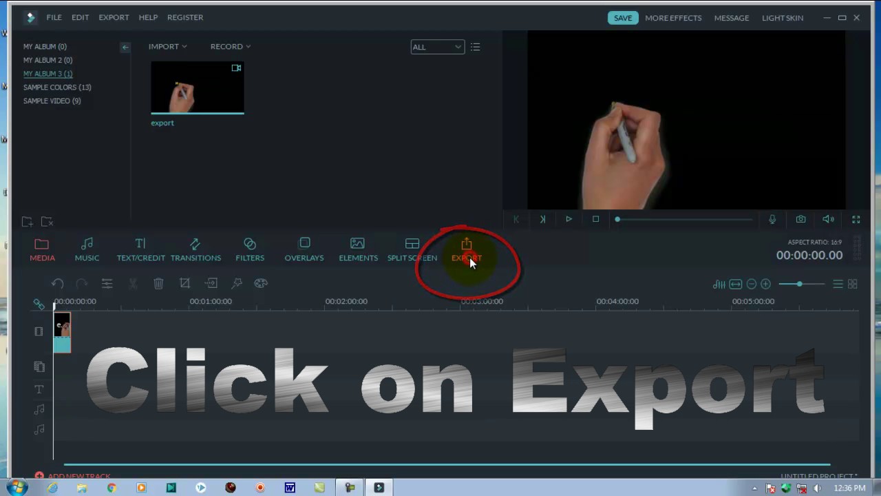 How to export or convert your video in filmora video ...