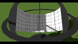 Cylindrical Sundial with Analemma