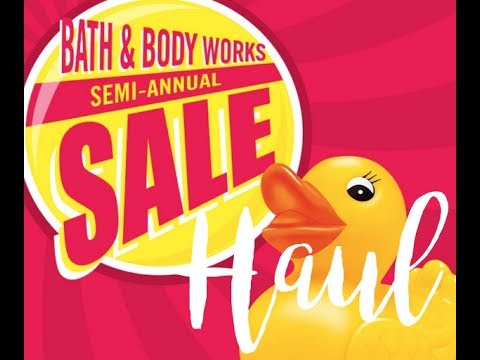 BIG 75% Off Bath & Body Works Semi Annual Sale Haul Winter 2018 / 2019