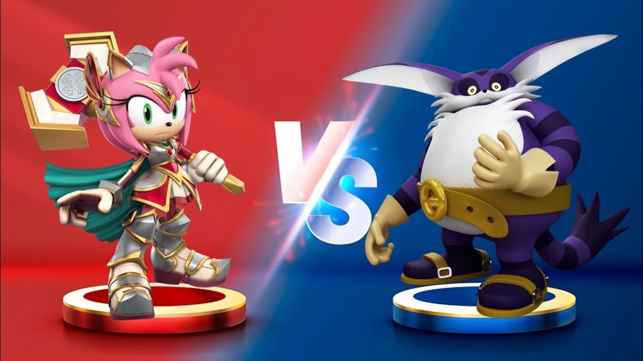 Sonic Dash - Big VS Knuckles - Movie Sonic vs All Bosses Zazz Eggman ...