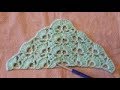 Tuto crochet  chle south bay trs facile  crochet tutorial easy shawl