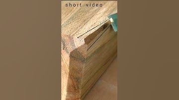 Hand tool chisel joinery #shorts ASMRsound #sharp #chisel #satisfying #woodworking