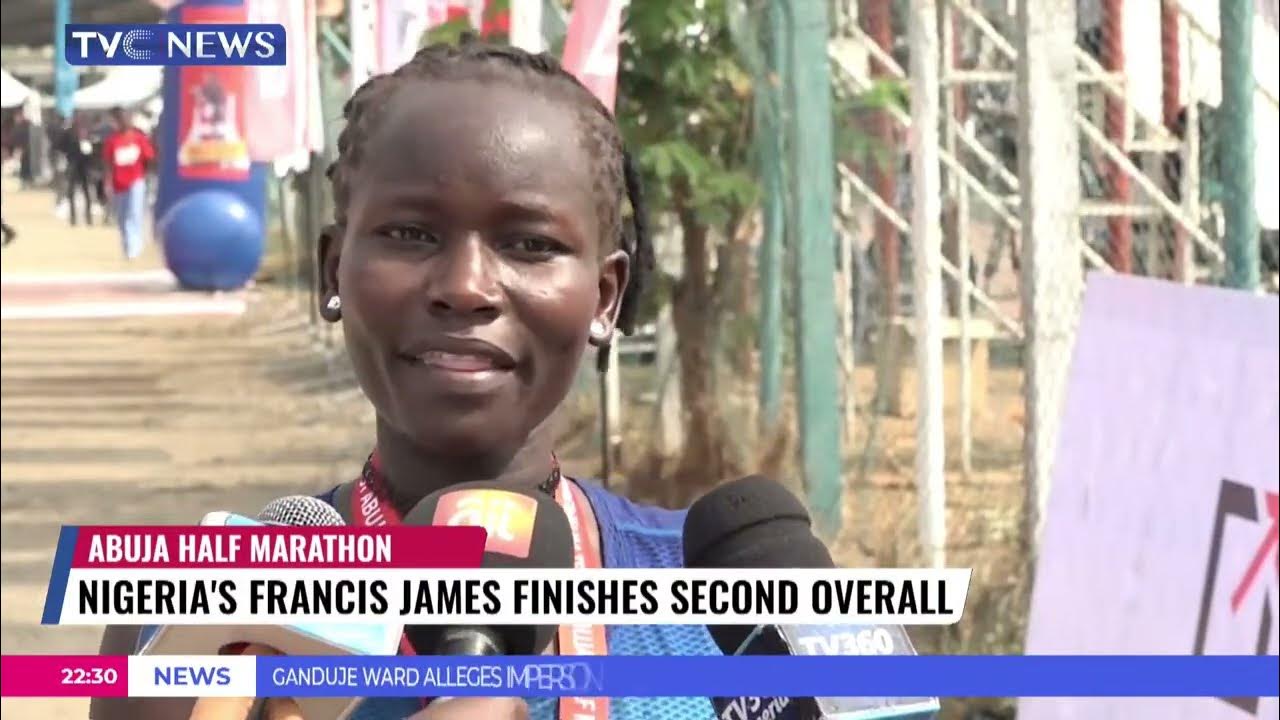 Nigeria’s Francis James Finishes Secound Overall In Abuja Half Marathon