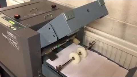 Ex-demo Duplo DF-1000 Air-Suction Automatic Folding Machine