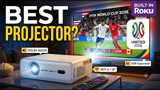 Best Home Theater Projector Under $200? Aurzen Roku TV Smart Projector Review 2026
