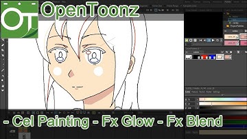 OpenToonz Anime - Cel Painting, FX Glow & Blend