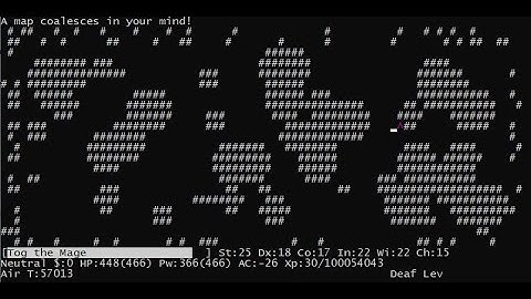 Concise Nethack: Plane of Air