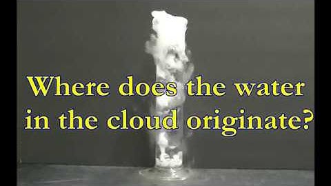 An Investigation of the Cloud Formed when Dry Ice is Placed in Water