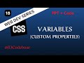 CSS Variables (Custom Properties) – CSS Tutorial for Beginners | Web Development Series | JDCodebase