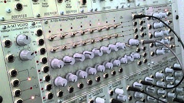 Doepfer A155/A154 Analog Trigger Sequencer Demonstration