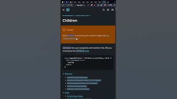 React.Children != children #reactjs #programming #web