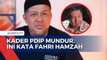 Kader PDIP Mundur, Fahri Hamzah: Banyak Eksodus ke Prabowo