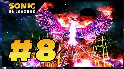 Sonic Unleashed Walkthrough Gameplay Part 8: Showdown with Dark Gaia Phoenix - Xbox 360