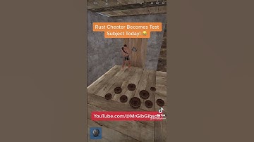 Rust Cheater Becomes Test Subject Today! 😂 #rust #shorts