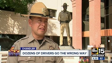 Dozens of drivers caught going the wrong-way on Chandler on-ramp over the weekend