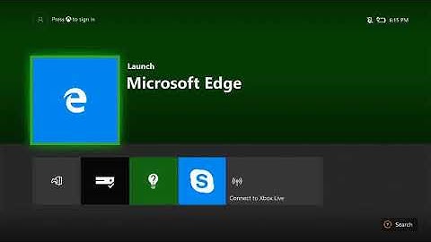 Launching Xbox One Edge Browser while offline