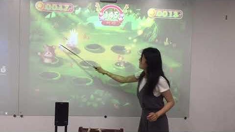 120inch virtual touch screen for projection game,wall game and floor game
