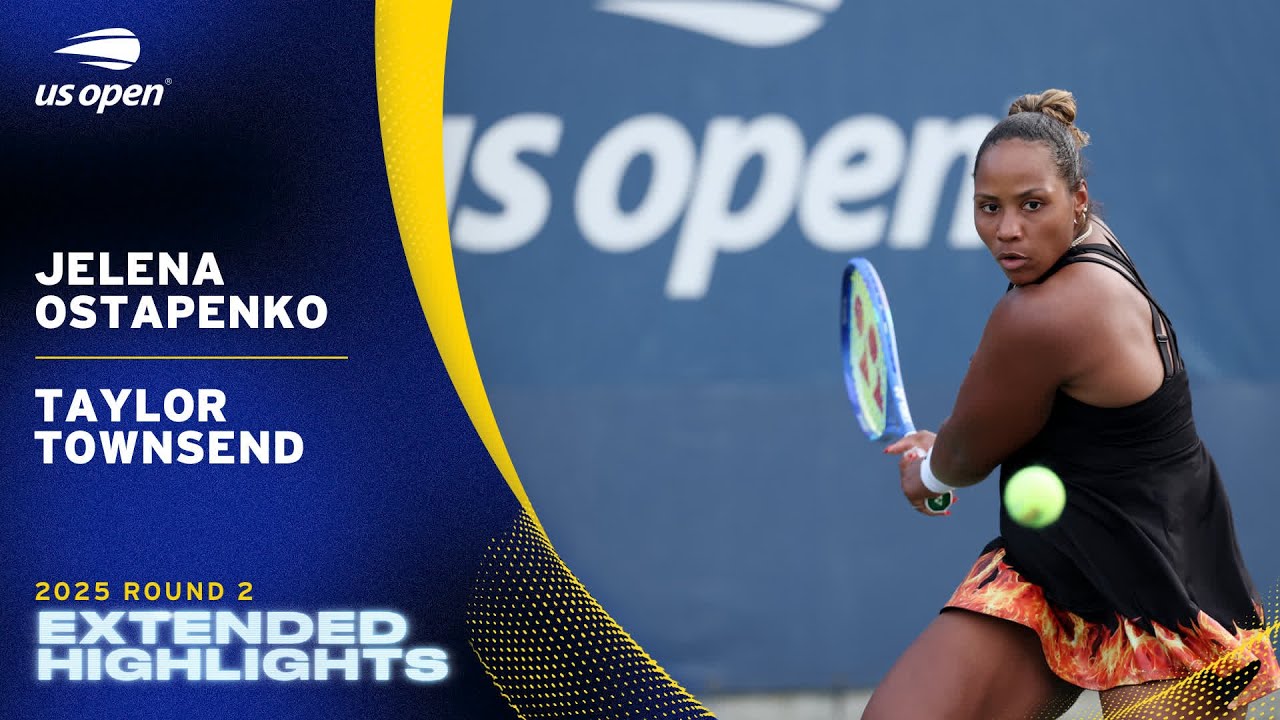 Jelena Ostapenko vs. Taylor Townsend Extended Highlights | 2025 US Open Round 2