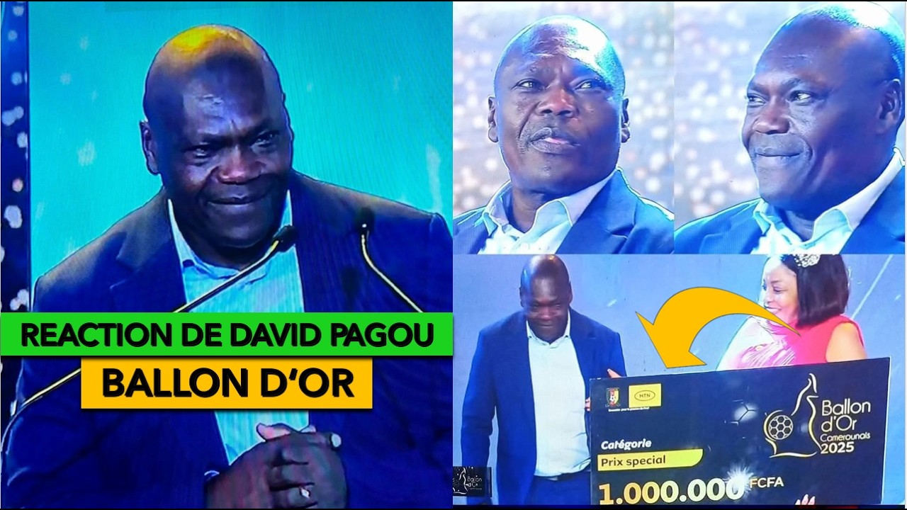 REACTION DE DAVID PAGOU À LA CEREMONIE DE BALLON D'OR