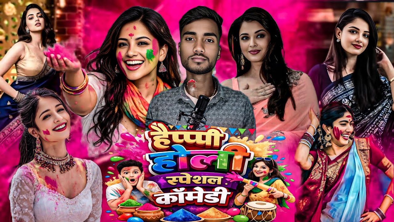 हैप्पी होली स्पेशल कॉमेडी | Indian idol professionals show | #funny #desi #comedy #viral #video