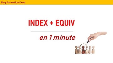 Utilisez INDEX + EQUIV conjointement