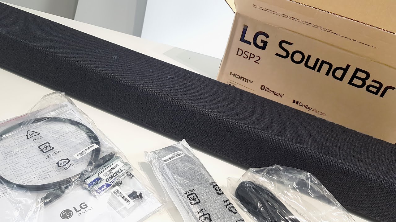 LG SP2 Soundbar Unboxing and Setup with Audio Demos - YouTube