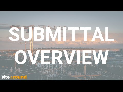 Submittal Overview | Sitearound
