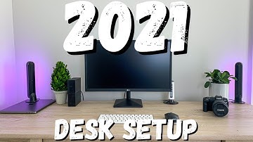 MY 2021 MINIMAL DESK SETUP | SO FAR...