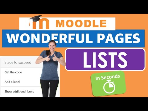 Moodle Beautiful Lists