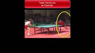 Table Tennis is NO Exercise (1)