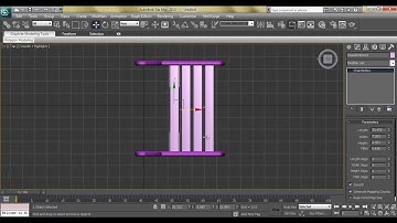 3ds max Modeling Tutorial: How to Model Bench Chair using Bevel Modify