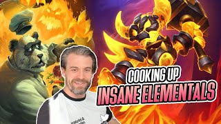 (Hearthstone Battlegrounds) Cooking Up INSANE Elementals