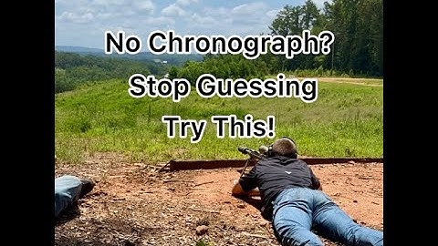 DIY Ballistic Data Without a Chronograph