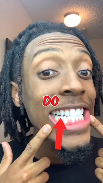 This trick can make your teeth shiny white😱