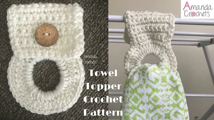 Add Style to Your Kitchen with an Easy Crochet Towel Topper