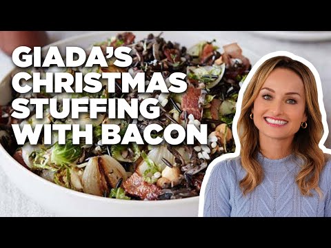How to Make Giada's Christmas Stuffing with Bacon | Food Network