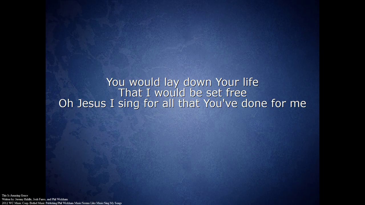 This is Amazing Grace Jeremy Riddle, Josh Farro, Phil Wickham YouTube