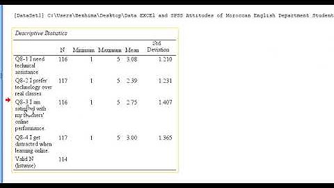 How to analyze Likert Scale in SPSS and interpret the results in Word