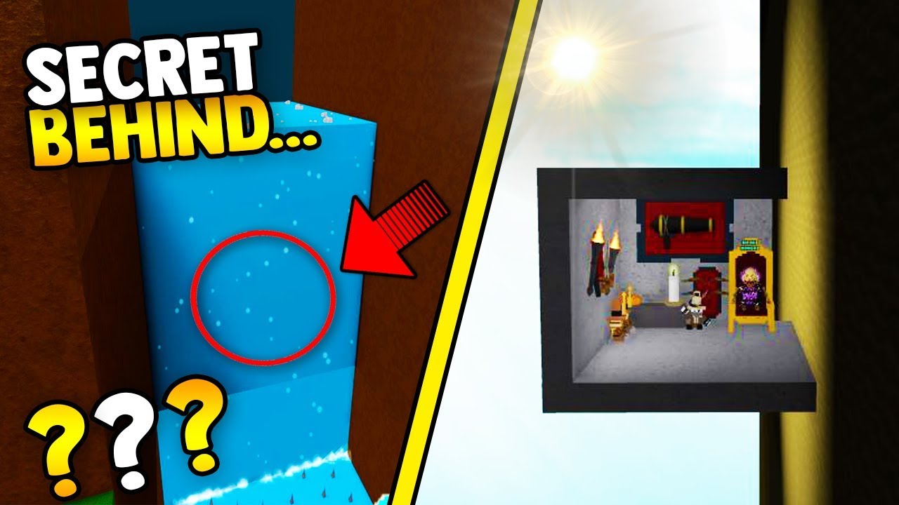 Tutorial Secret Room Behind Waterfall Build A Boat For Treasure Roblox Youtube - roblox build a boat passages