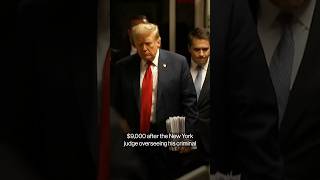 Trump Fined $9,000 for Violating Gag Order in New York Trial