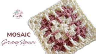 Crochet Granny Square Mosaik : StepbyStep Tutorial