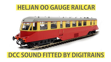 Heljan OO Gauge Rail Car. DCC Sound fitted by Digitrains.