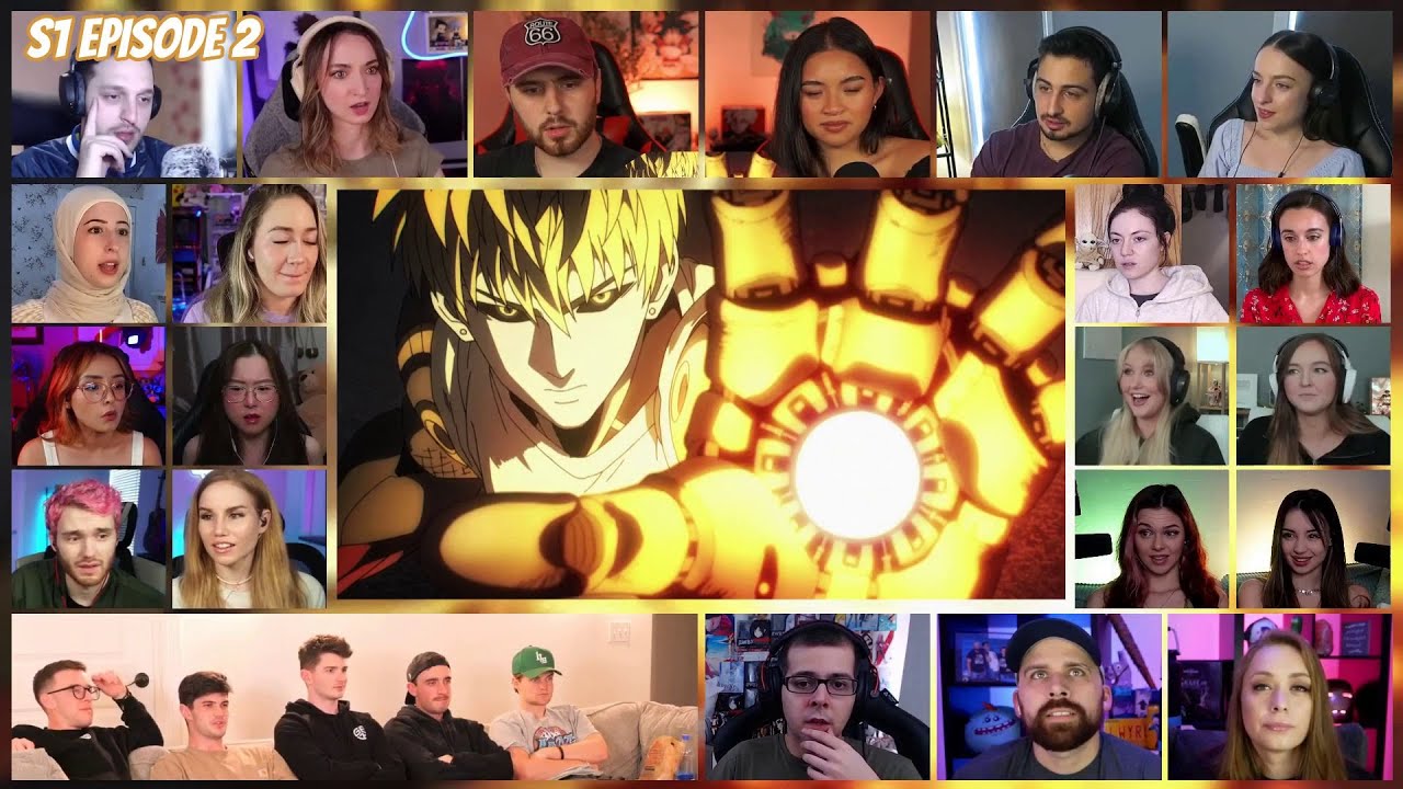 One Punch Man Season 1 Episode 2 Reaction Mashup | ワンパンマン