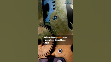 Gear Basics: How Gears Mesh Together to Transmit Power and Torque || #shorts #shortsvideo #viral