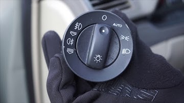 How to change your headlamp switch⎹ B6 and B7 Audi A4