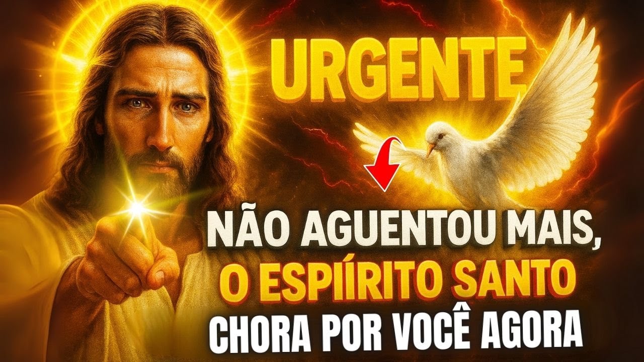 Não Aguentou Mais, O Espírito Santo Chora Por Você Agora!