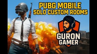 PUBG MOBILE SOLO CUSTOM ROOMS WITH GURON GAMER screenshot 5