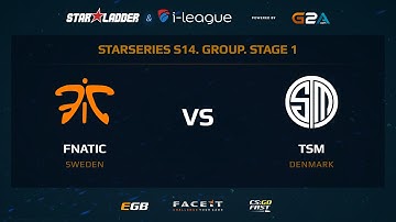 Fnatic vs TSM - Map 1 - Dust 2 (SL i-League StarSeries XIV)
