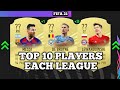 FIFA 21 | TOP 10 PLAYERS FROM EACH LEAGUE | FT. MESSI, DE BRUYNE, LEWANDOWSKI