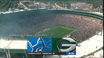 NFL on CBS intro | DET@GB | 9/7/2025